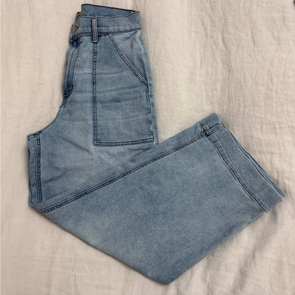 Joe's Jeans - wide leg/ankle/Pandora - Light Blue Denim